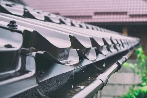 Gutter and roof restoration work